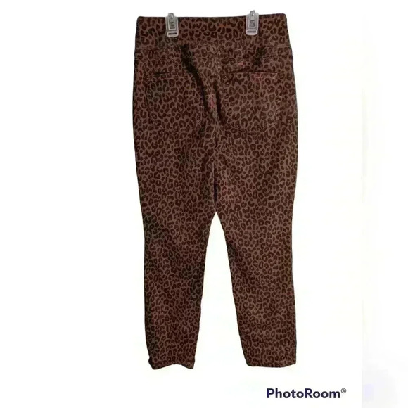 Belle Kim gravel size 2P pull on animal print jeggings - Picture 2 of 8